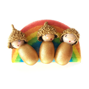 Acorn Pocket Dolls Imperfect