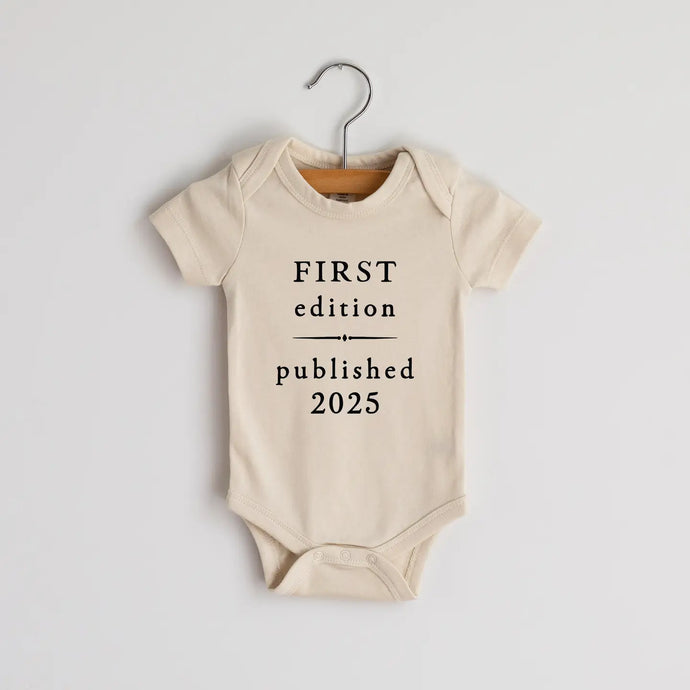 Pre-Order Organic First Edition 2025 Book Style Bodysuit