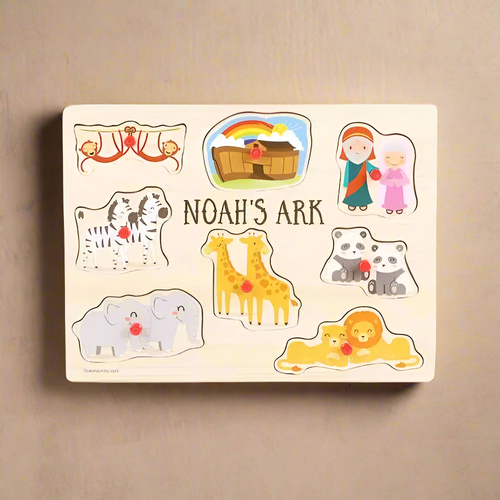 Noah's Ark - Wooden Puzzle - littlelightcollective