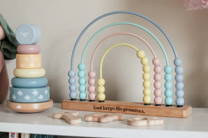 Rainbow Promise Wooden Stacker