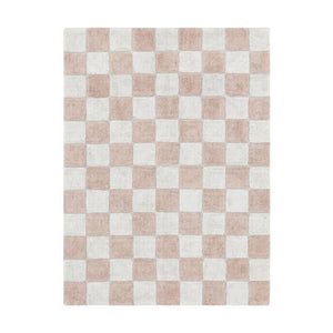 Washable Rug Kitchen Tiles Rose: 4' x 5' 3