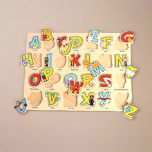 Load image into Gallery viewer, Wooden Puzzle - In the Word ABC&#39;s - littlelightcollective