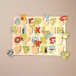 Wooden Puzzle - In the Word ABC's - littlelightcollective