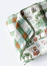 Load image into Gallery viewer, The Good Shepherd Double-Sided 8 Layer Blanket / Quilt