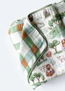 The Good Shepherd Double-Sided 8 Layer Blanket / Quilt