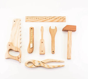 Wooden Tool Kit For Toddlers - littlelightcollective