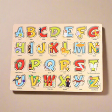 Load image into Gallery viewer, Wooden Puzzle - In the Word ABC&#39;s - littlelightcollective