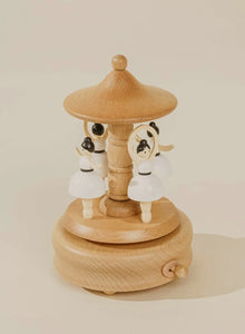 Wooden Music Box -  Ballerinas