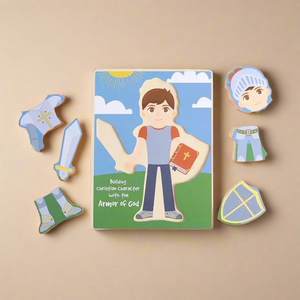 Armor Of God Wood Puzzle - Boy - littlelightcollective