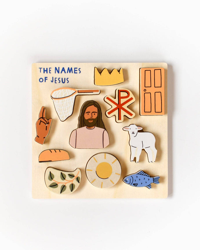 Names of Jesus Wooden Puzzle