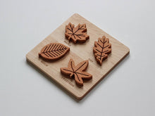 Load image into Gallery viewer, Wooden Leaf Puzzle for Children • Solid Wood Cherry Leaf Toy