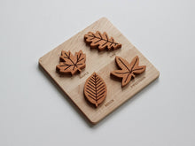 Load image into Gallery viewer, Wooden Leaf Puzzle for Children • Solid Wood Cherry Leaf Toy