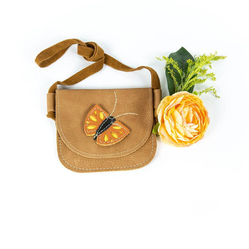 Sahara Butterfly Critters Leather Purse Toddler & Kids - littlelightcollective