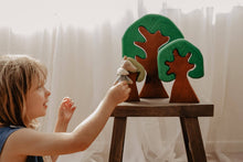 Load image into Gallery viewer, Coloured Wooden Trees - littlelightcollective