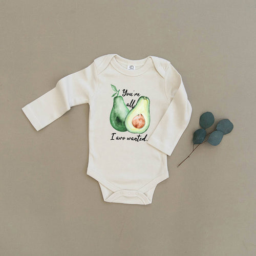 You're All I Avo Wanted Avocado Organic Onesie & Tee - littlelightcollective