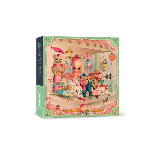 Puzzle 500 PC - Fiona Hewitt - Kingdom of Happy Joy - littlelightcollective