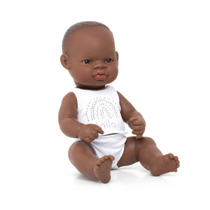 Baby Doll African Girl 12 5/8" (box) - littlelightcollective