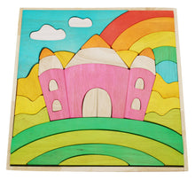 Load image into Gallery viewer, Fairy Castle Puzzle And Play Set - littlelightcollective