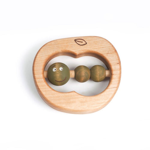 Wooden Teething Toy Apple - littlelightcollective