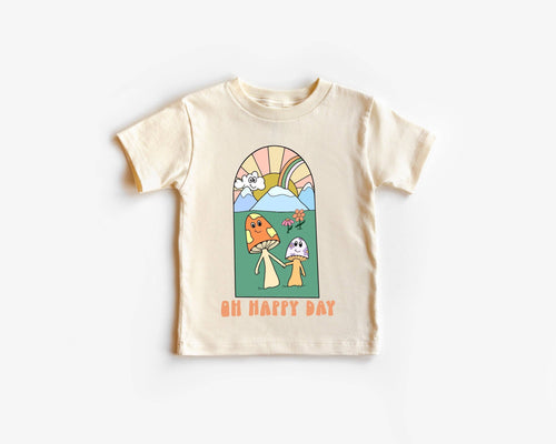 Oh Happy Day Shirt - Cream - littlelightcollective