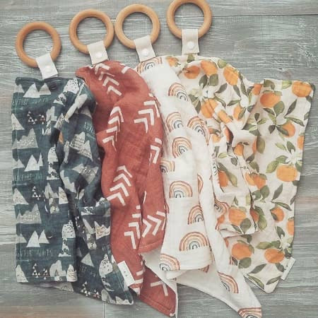 Organic Teething Lovey - littlelightcollective